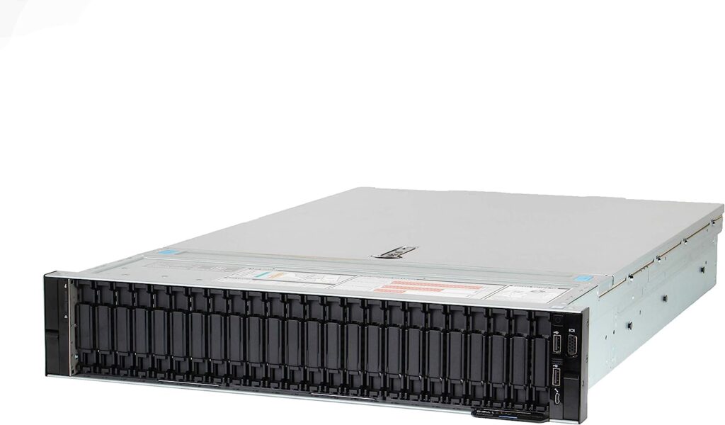 DELL EMC R740XD 24 X 2.5 INCH Server 2 X Platinum 8260 24C 2.4GHZ 256GB 12 X 1.6TB SAS SSD (Renewed)