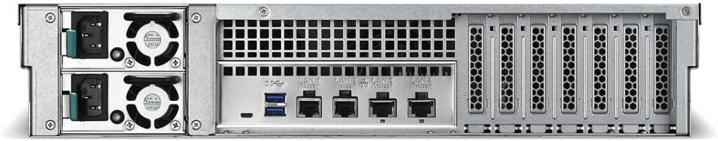 BUFFALO TeraStation 51220RH Rackmount NAS 32TB (4x8TB) with HDD NAS Hard Drives Included 10GbE / 12 Bay/RAID/iSCSI/Storage Server/NAS Server/NAS Storage/Network Storage/File Server
