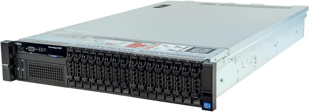 Dell PowerEdge R820 Server 4X E5-4640v2 2.20Ghz 40-Core 512GB H710 (Renewed)