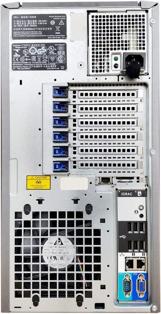 Dell PowerEdge T320 Tower Server, Intel Xeon 6 Core 2.2GHz, 16GB, 4TB SATA, (Renewed)