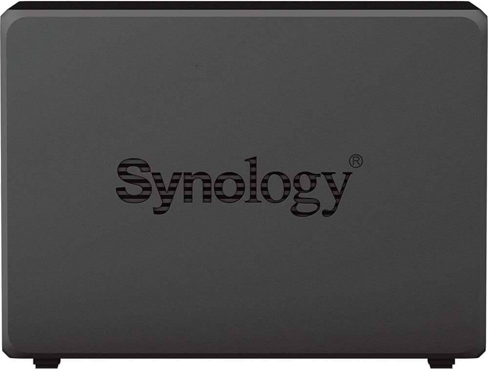 Synology DiskStation DS723+ NAS Server with Ryzen 2.6GHz CPU, 32GB Memory, 20TB HDD Storage, 1TB M.2 NVMe SSD, 2 x 1GbE LAN Ports, DSM Operating System