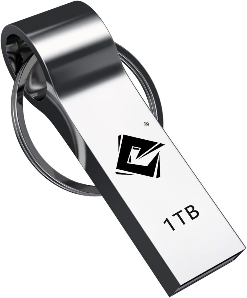 1TB USB Flash Drive, Thumb Drive: Nigorsd High Speed USB Drive, Portable 1000GB Large Capacity USB Memory Stick, Waterproof Durable Jump Drive Storage Drive with Keychain