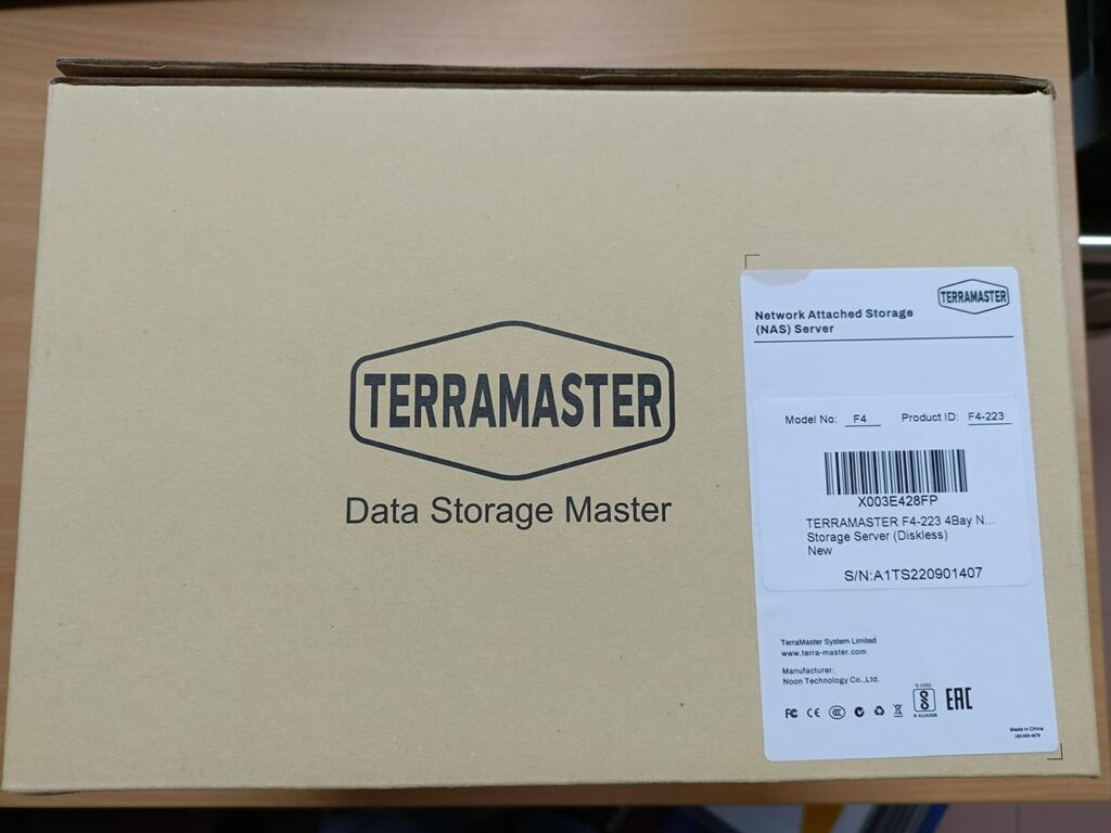TERRAMASTER F4-223 4Bay NAS Storage – High Performance for SMB with N4505 Dual-Core CPU, 4GB DDR4 Memory, 2.5GbE Port x 2, Network Storage Server (Diskless)