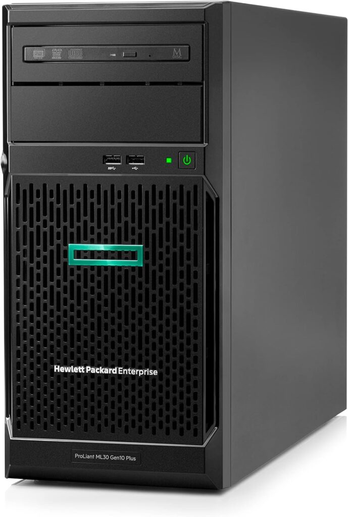 HPE ProLiant ML30 Gen10 Plus E-2314 2.8GHz 4-core 1P 16GB-U 4LFF-NHP 1TB 350W PS Server