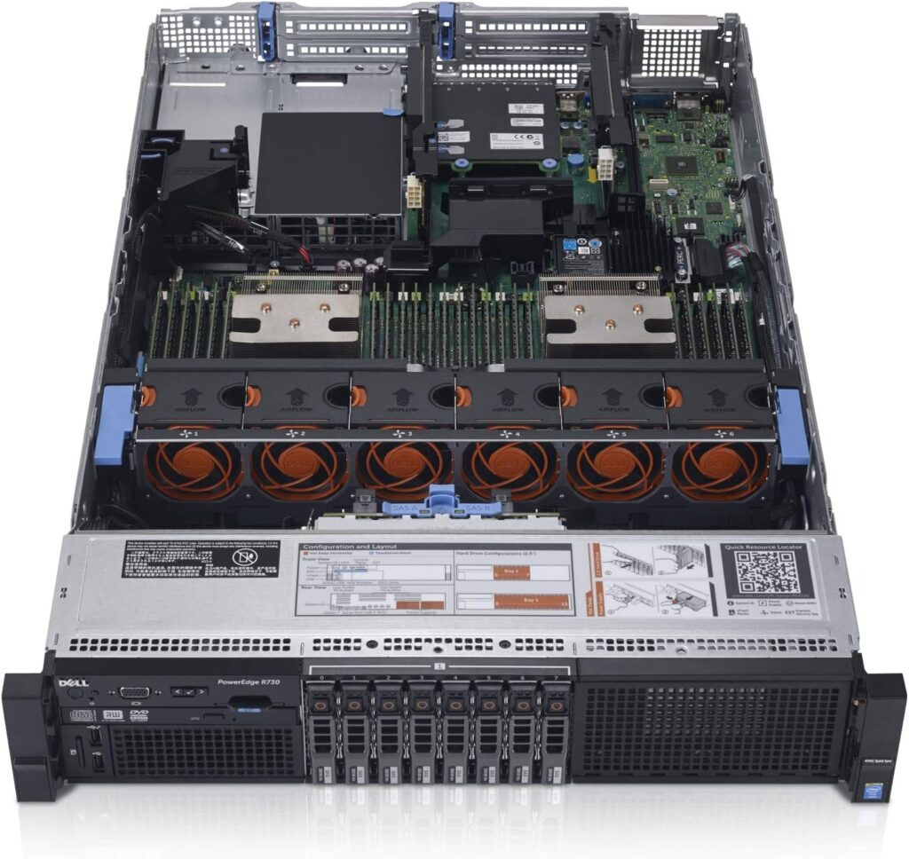 Dell PowerEdge R730 Server | 2X E5-2640v3 2.60GHz=8 Cores | 32GB RAM | H330 | 2X 600GB SAS (Renewed)