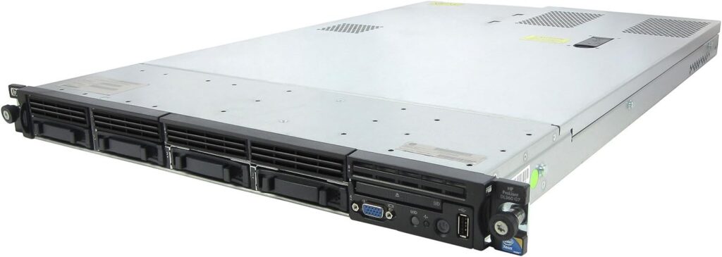 HP ProLiant DL360 G7 1U RackMount 64-bit Server with 2xSix-Core X5650 Xeon 2.66GHz CPUs + 32GB PC3-10600R RAM + 4x146GB 15K SAS SFF HDD, P410i RAID, DVD-ROM, 4xGigaBit NIC, 2xPower Supplies, NO OS