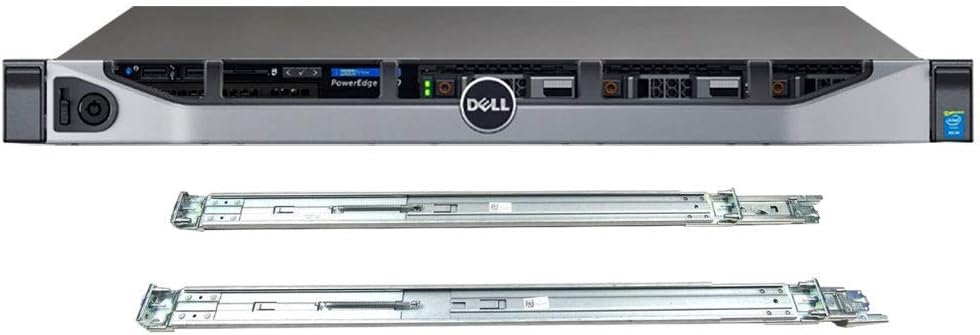 Dell PowerEdge R630 Server Bundle Including, 2 x Intel Xeon E5-2620 v4 8-Core 2.1GHz CPU, 64GB DDR4 RAM, 7.68TB SSD, RAID, Rail Kit (Renewed)