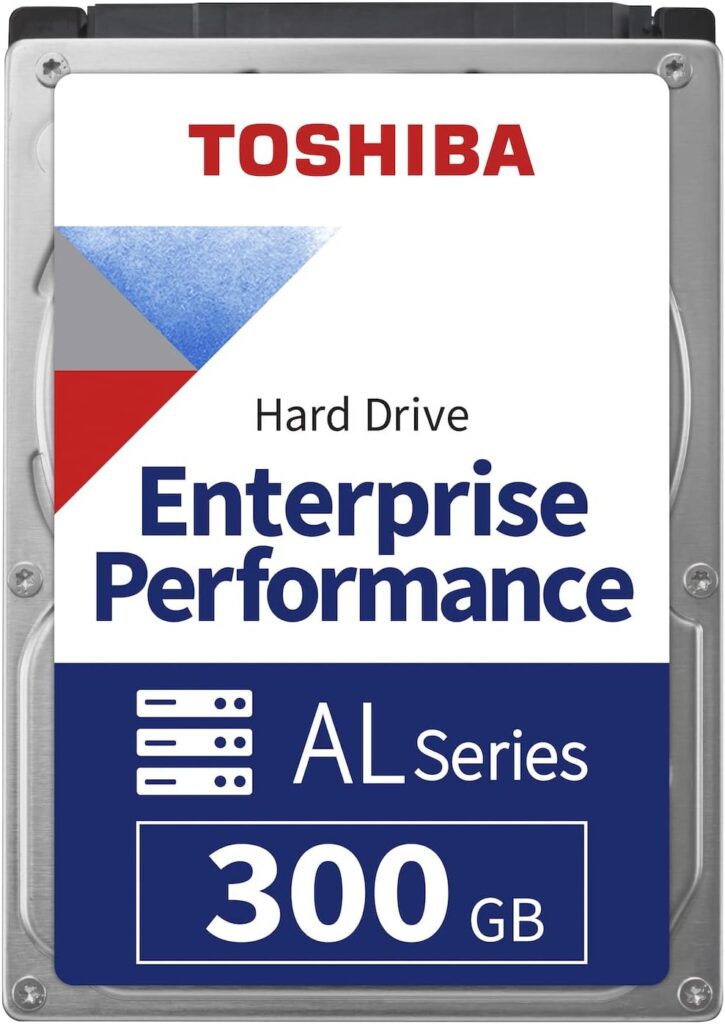 Toshiba AL14SEB030N 300GB 10K 2.5 Inch SAS 12 Gb/s 10500 RPM 128MB 512n AL14 Enterprise HDD for Dell HP Lenovo Supermicro Server Hard Drive