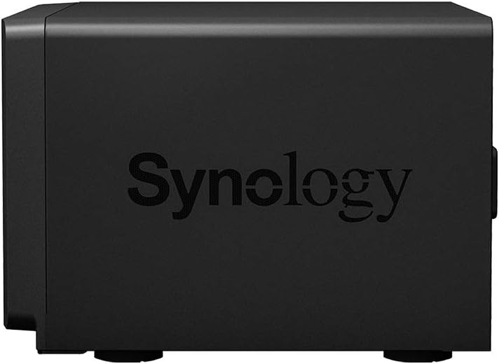 Synology DiskStation DS1621+ NAS Server with Ryzen 2.2GHz CPU, 32GB Memory, 48TB HDD Storage, 1TB M.2 NVMe SSD, 4 x 1GbE LAN Ports, DSM Operating System