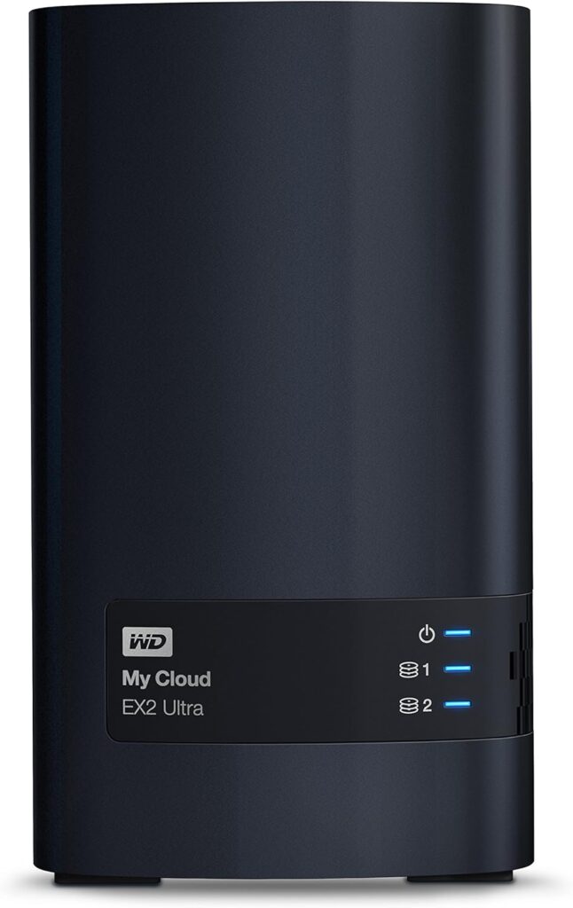 Western Digital 4TB My Cloud EX2 Ultra Network Attached Storage - NAS - WDBVBZ0040JCH-NESN